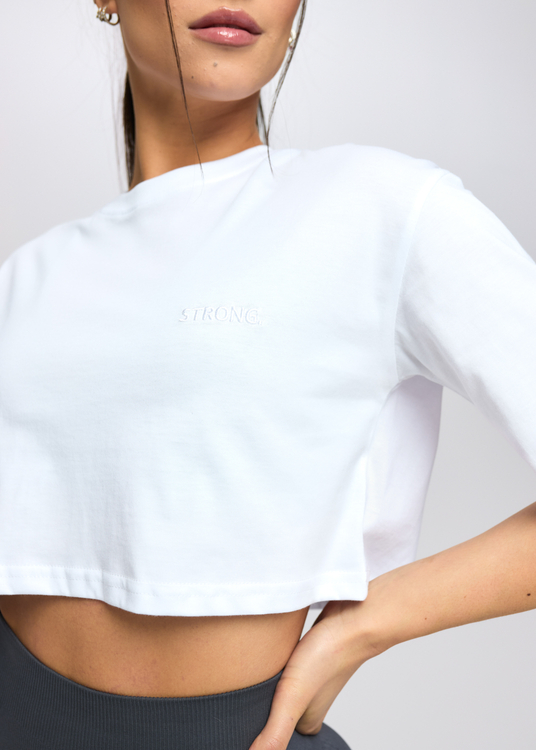 CROP - T-shirt (White)